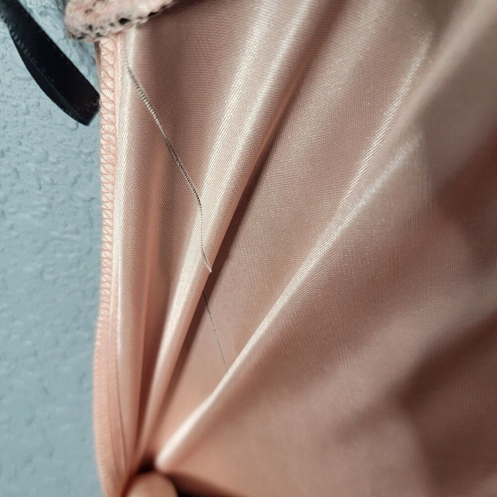 City Triangle Sz 11 Black Gown Pale Pink Pop of Color Stretchy Off Shoulder - Picture 14 of 16